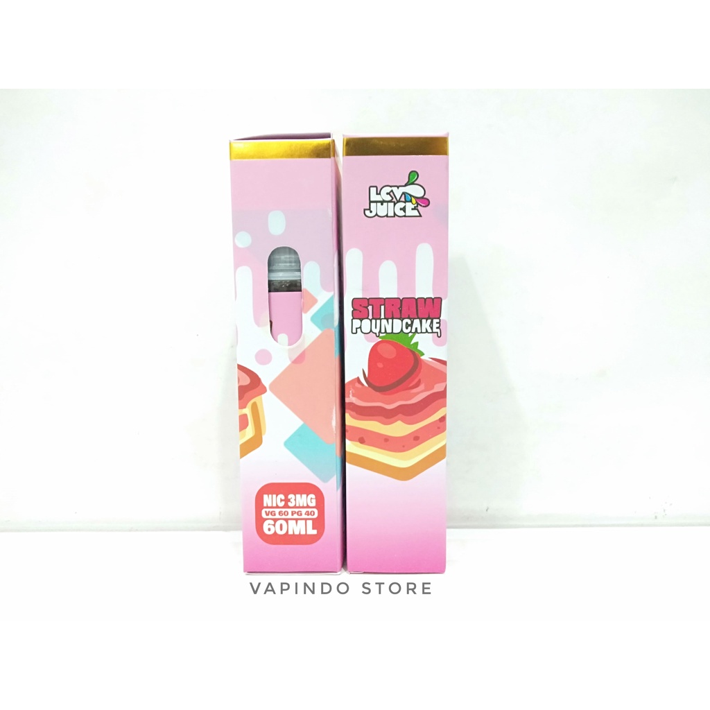 LCV STRAWBERRY POUNDCAKE 60ML STRAW BY KING BREWERY E LIQUID VAPE