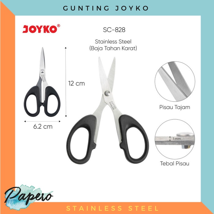 

Murah Scissors / Gunting Kertas Joyko Sc-828 / Sc-838 / Sc-848 Sale!!!