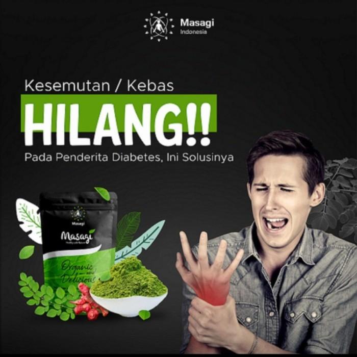 Masagi 215Gr Gram Obat Herbal Diabetes Penurun Gula Darah Bpom