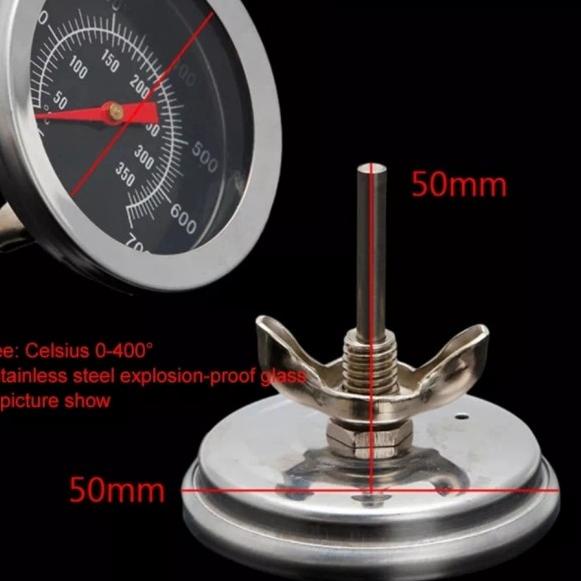 

limited STOCK!Stainless Thermometer Oven Cooking BBQ Meat Food Gauge 400 celcius|SQ7