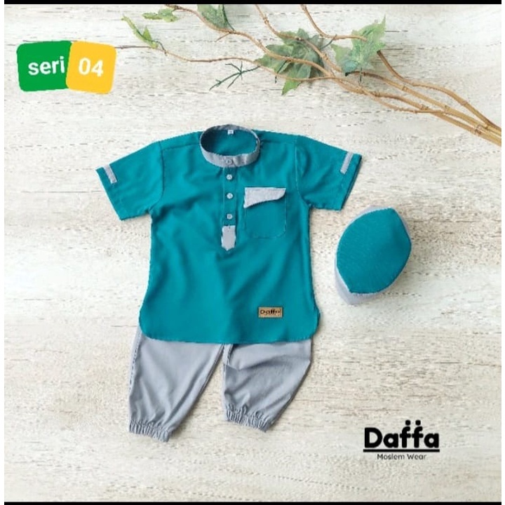 setelan koko anak laki laki umur 0-5 tahun bahan toyobo/koko daffa