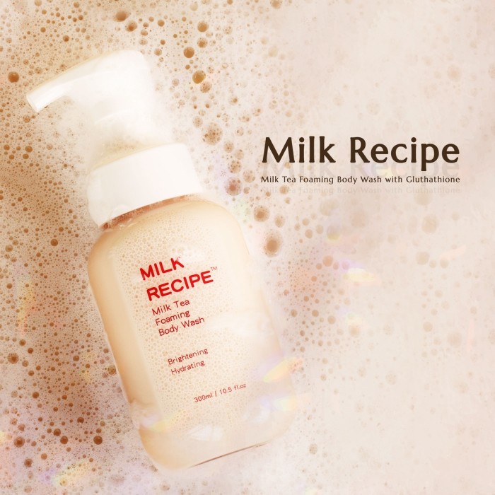 MILK TEA BODY WASH 300ML //MILK RECIPE