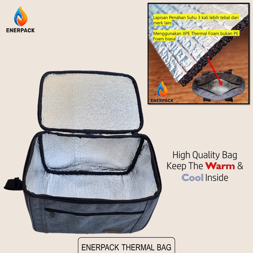 ENERPACK Tas Bekal Makanan Piknik Tahan Panas Dingin EP-T