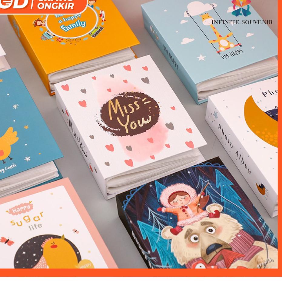 [KODE ACMWN] Buku Album Foto Polaroid 4R / 3R ALBUM FOTO ISI 100 PCS ALBUM FOTO BESAR PHOTOBOOK Anak