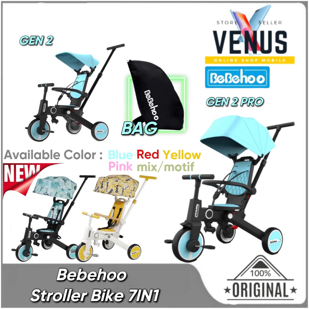 Bebehoo Gen 2 Stroller Bike 7in1 Tricycle Folding Strake Sepeda Lipat Anak