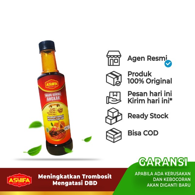 

RK60 Madu Kurma Angkak Asyifa Obat Herbal Typus DBD Demam Berdarah