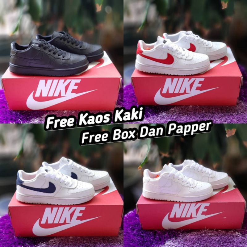 Sepatu Anak Nike F1 Premium High Quality Nike F1 Anak Laki Laki Perempuan Umur 1 2 3 4 5 6 7 8 9 10 Rekomendasi Kado Anak Grade Original 100% Sepatu Sekolah Anak Sd Smp