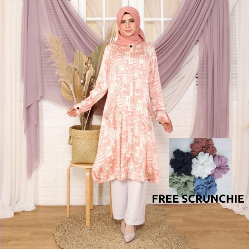 TUNIK BUSUI FRIENDLY MOTIF BUNGA