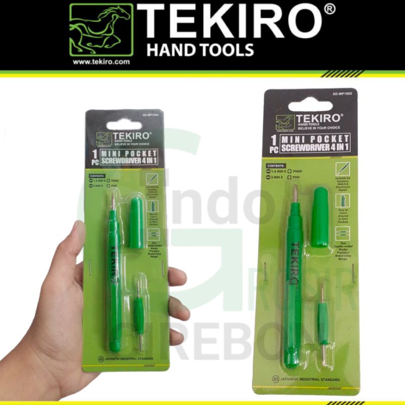 TEKIRO Obeng Mini Set 4 in 1 Obeng Tipe Pen Kacamata Jam Tangan Laptop Komputer Elektronik Mini Pocket Screwdriver