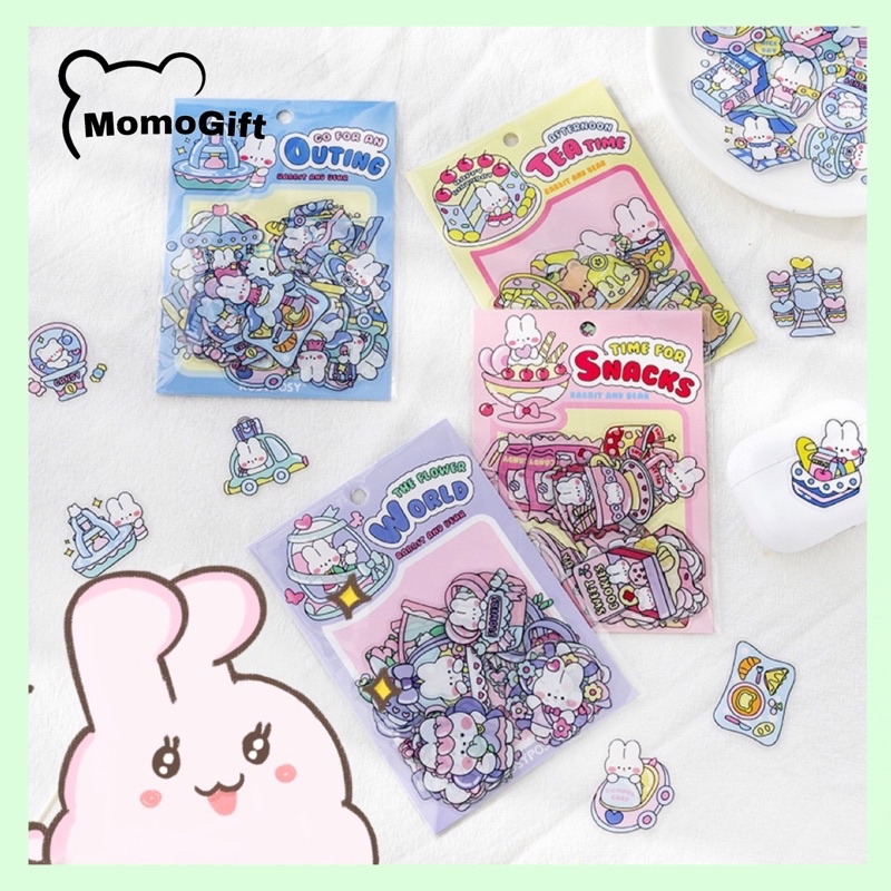 

40 Pcs New Rosyposy Stiker Pack Edisi Snack RP10