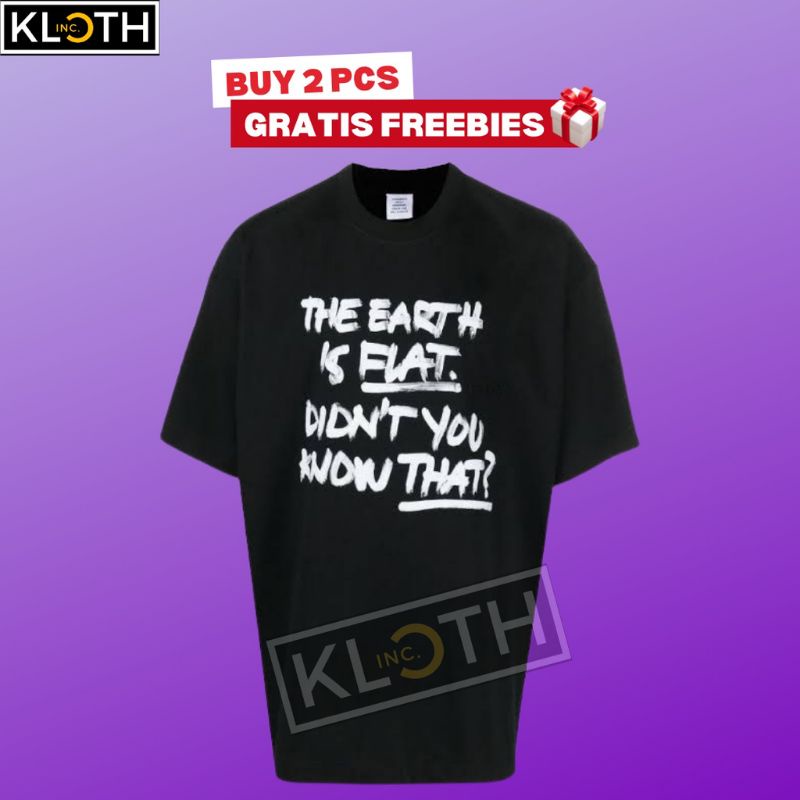 BTS T-SHIRT FLAT EARTH SUGA BTS BUSAN UNOFFICIAL