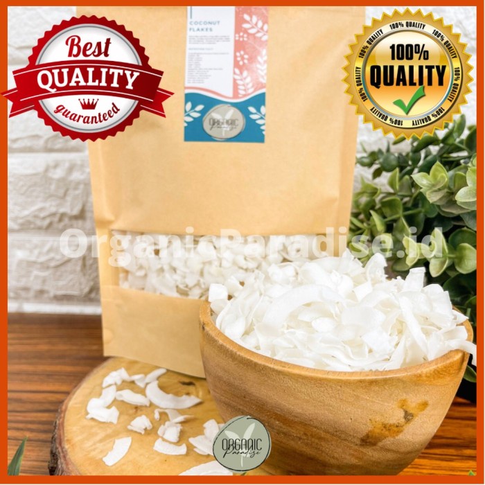 

Coconut Flakes / Kelapa Parut Kering 100 gr Organic Premium Quality