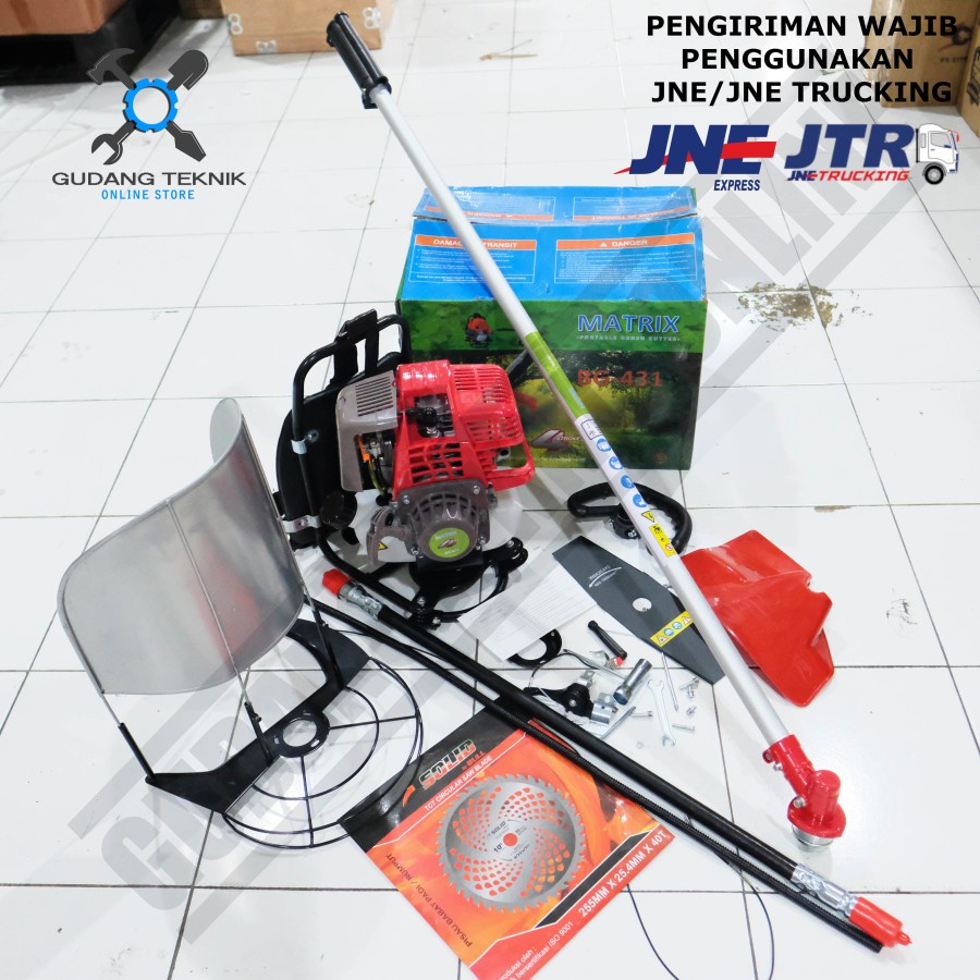 Mesin Potong Rumput Gendong 4 Tak BG431 MATRIX ST431 STARKE / Brush Cutter Pemotong Rumput Padi Paddy Reaper BG 431 MATRIX X ST 431 STARKE