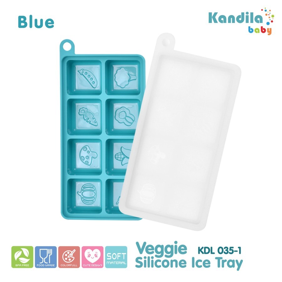 Kandila KDL035-1 Veggie Silicone Ice Tray