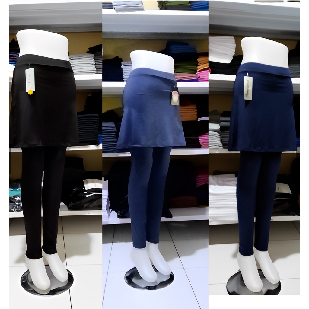 LEGGING ROK SPORT BAHAN SPANDEK JERSEY PREMIUM BISA COD IMF