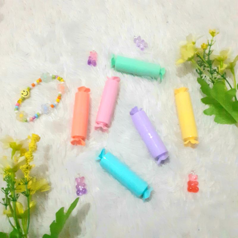 

Stabilo / Highliter Fancy Lucu Bentuk Permen Satuan