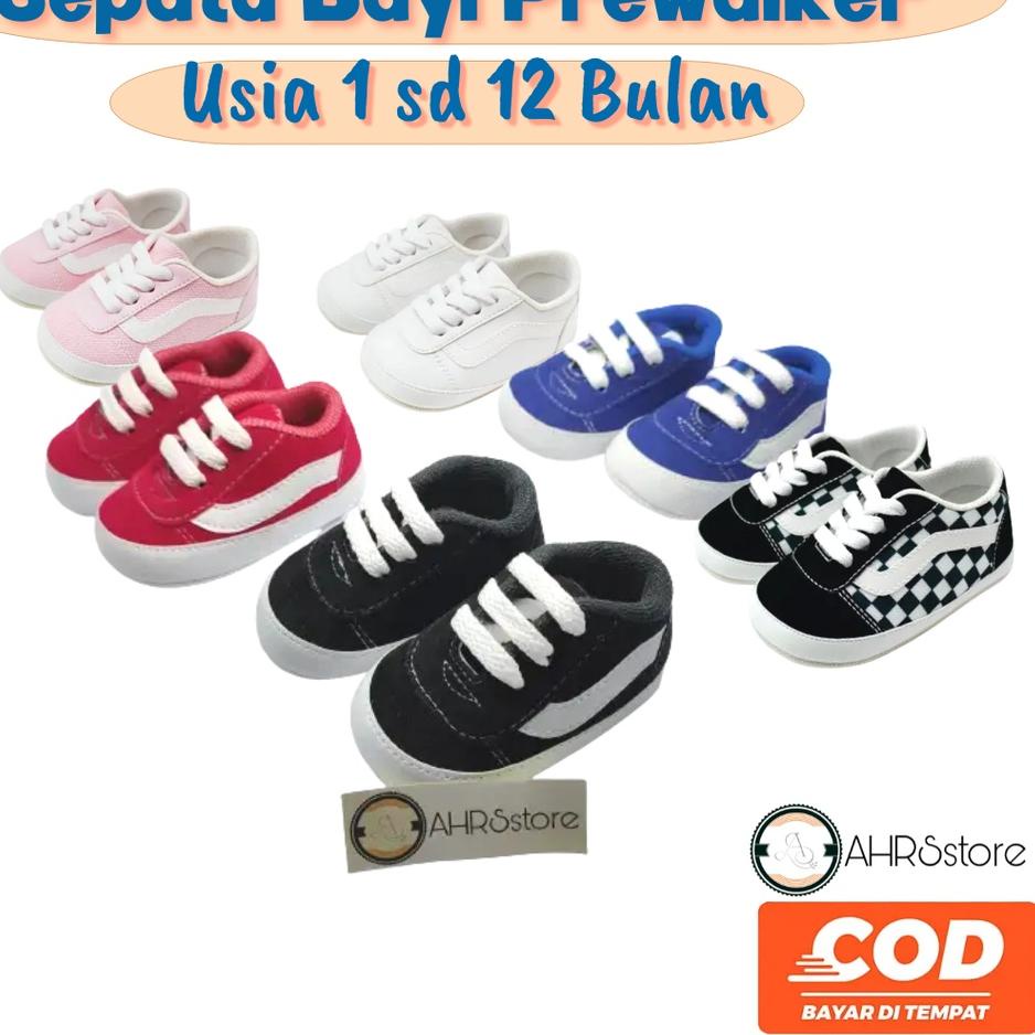 Langsung Kirim Sepatu Bayi Laki laki 0 12 Bulan Prewalker Anak Perempuan Murah Vans