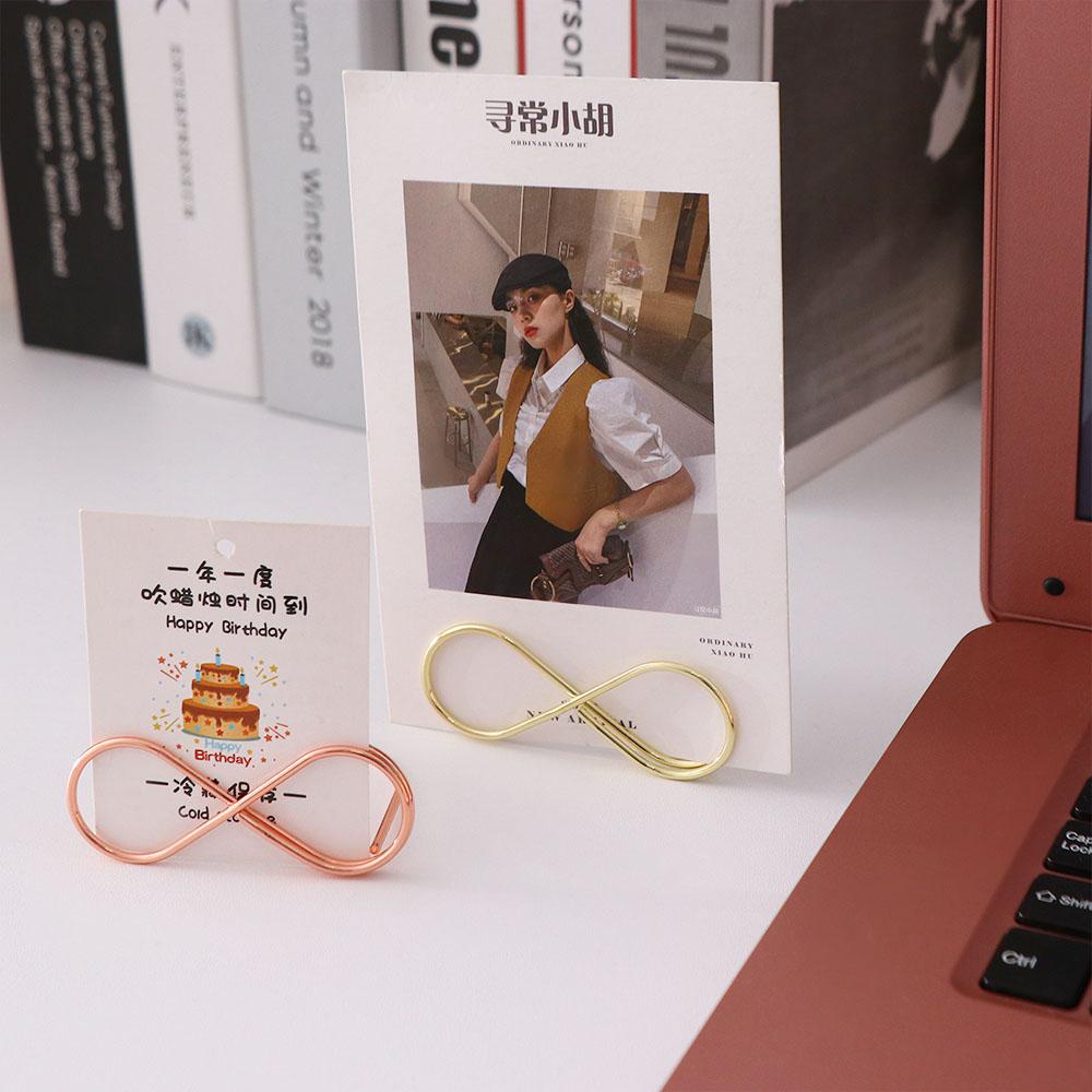 Holder Nomor Meja Agustinina Label Tempat Duduk Nama 1PC Foto Klip Gambar Kartu Jepit Dekorasi Ulang Tahun Pesta Menu Stand