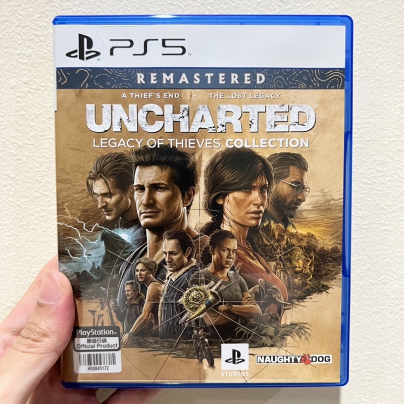 Kaset Ps5 Uncharted: Legacy of Thieves Collection Remastered Game Original Playstation 5 ps games bd