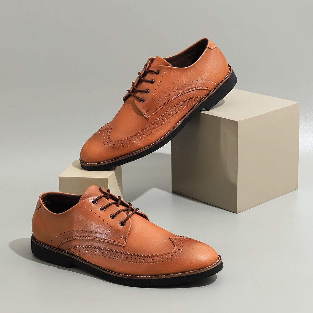 LEGACY BROWN |ManNeedMe x Lvnatica| Sepatu Pantofel Pria Formal / Kantor Derby Shoes ORIGNAL