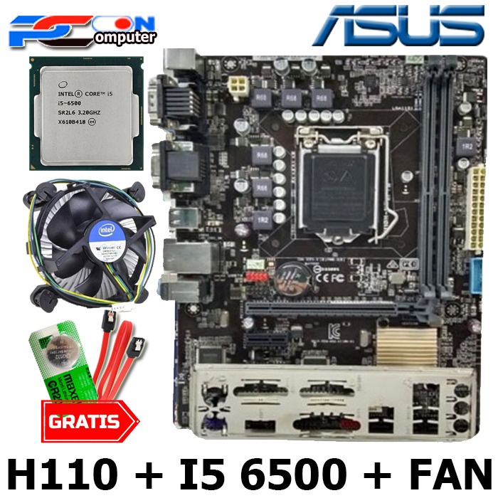 Motherboard Mobo Intel LGA Socket 1151 H110M Onboard