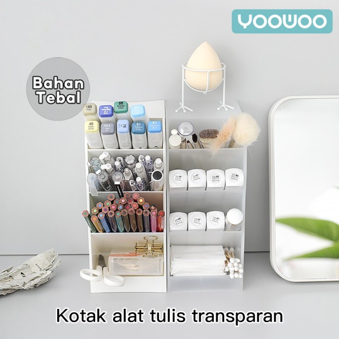 

Stationery Tempat Alat Tulis Pensil Kosmetik Stand Organiser Serbaguna