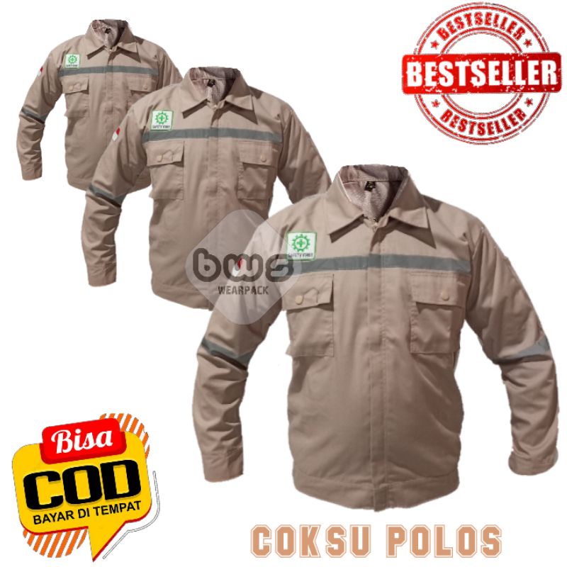 BAJU TAMBANG/WEARPACK ATASAN/KEMEJA SAFETY/WEARPACK KERJA PROYEK/BAJU BENGKEL