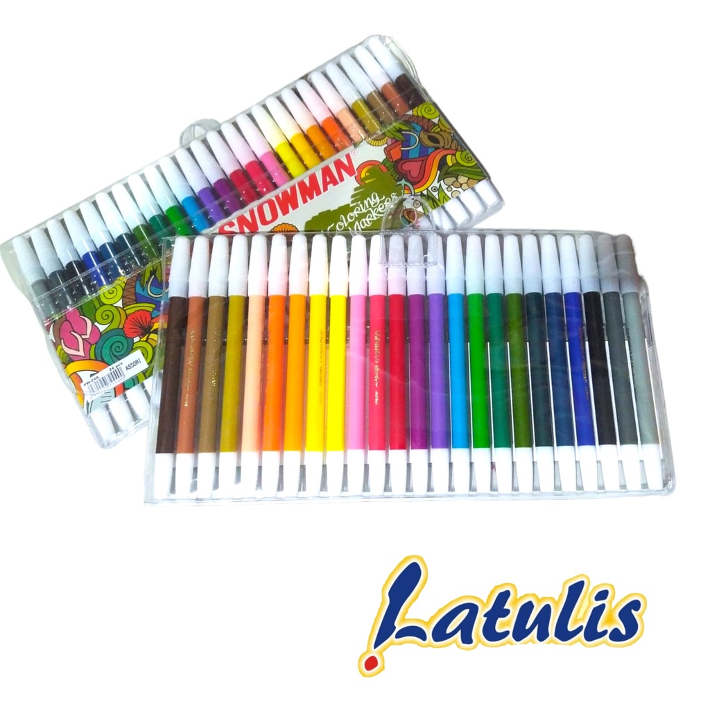 Spidol snowman 24 warna