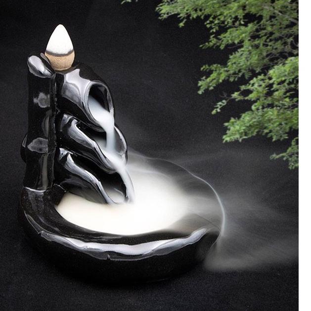 Harga Terbaik--Tempat Dupa / Hiolo Hio Arus Balik Asap ke Bawah WATERFALL