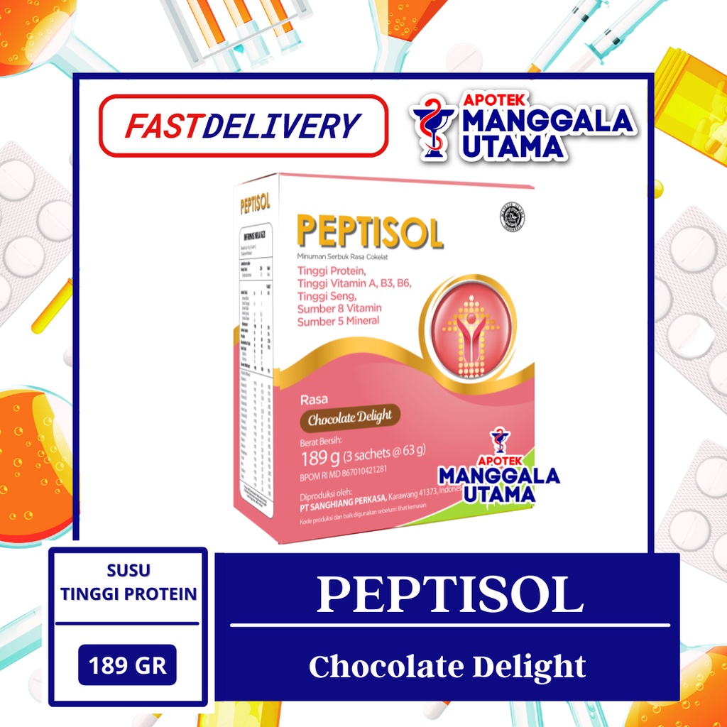 

PEPTISOL SUSU TINGGI PROTEIN PER BOX @ 189 GR