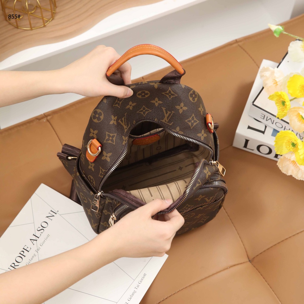 Backpack Shoulder Bag in Monogram 855