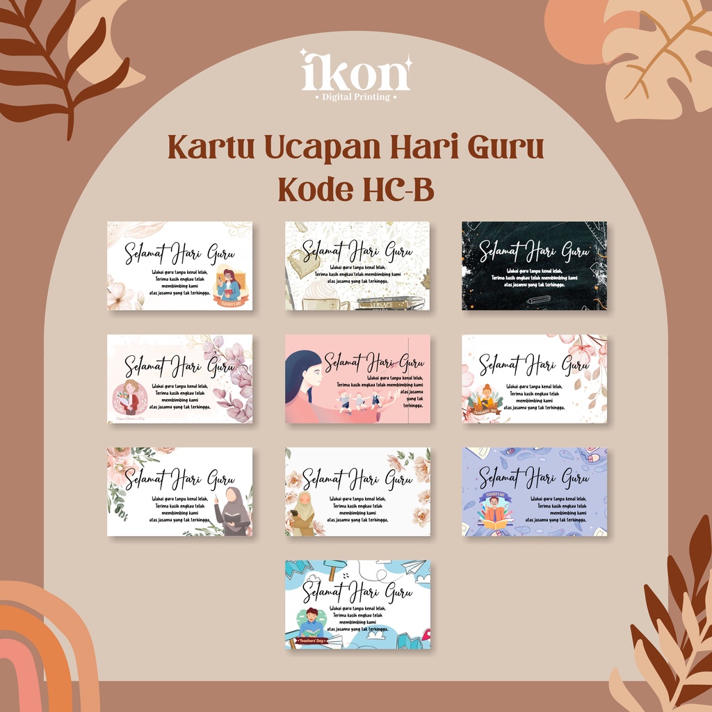 Jual UCAPAN HARI GURU/ HAPPY TEACHER DAY/ KARTU UCAPAN SELAMAT HARI