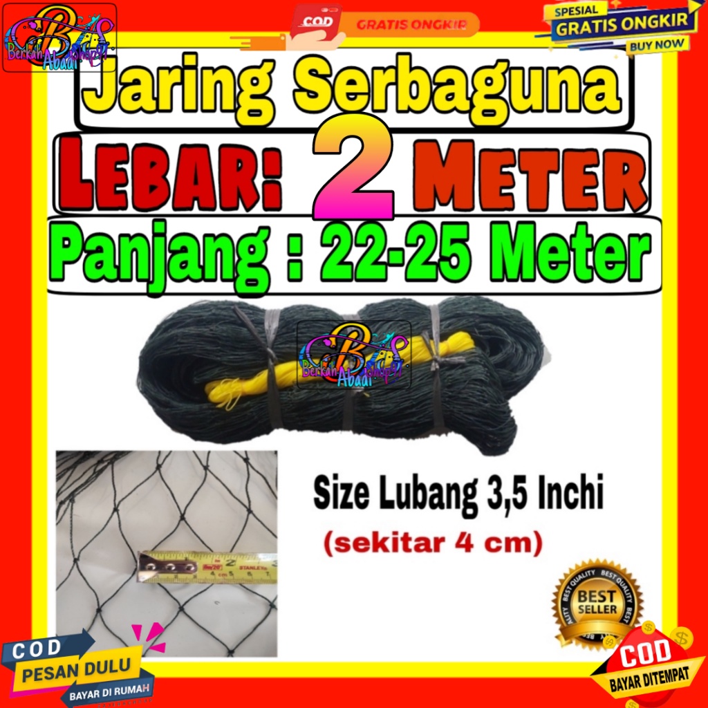 Jaring Pagar Ayam 2 meter / Jaring Serbaguna /Jaring Kandang /Jaring