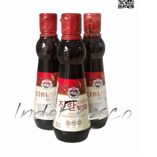 

CJ Beksul Camgirem- Sesame Oil- Minyak Wijen 320ml