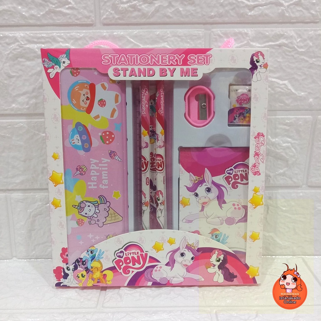 

Study Set Paket Alat Tulis Karakter My Little Pony Pink PS006581