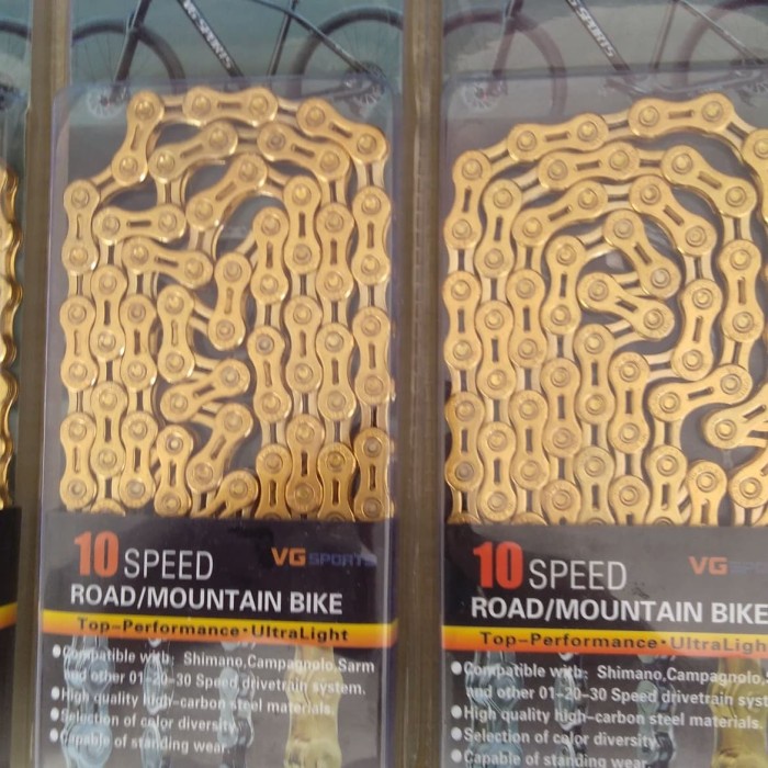 RANTAI SEPEDA GOLD VG SPORTS 10 SPEED