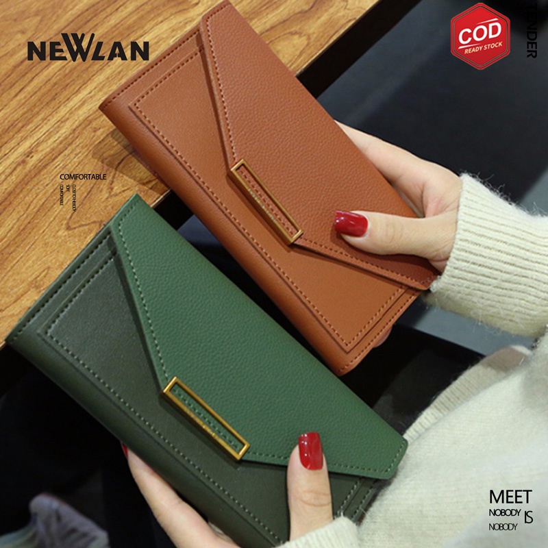 Newlan BB021 Dompet Panjang Premium Pria dan Wanita  / Premium wallet Dompet Wanita Dompet Panjang D