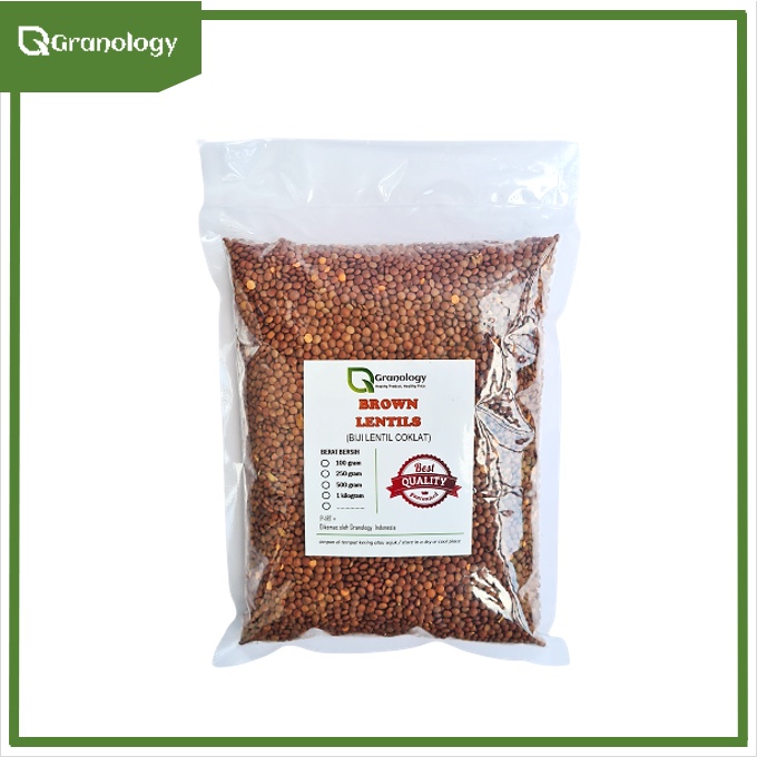

Kacang Lentil Coklat / Brown Lentil (1 kilogram) by Granology