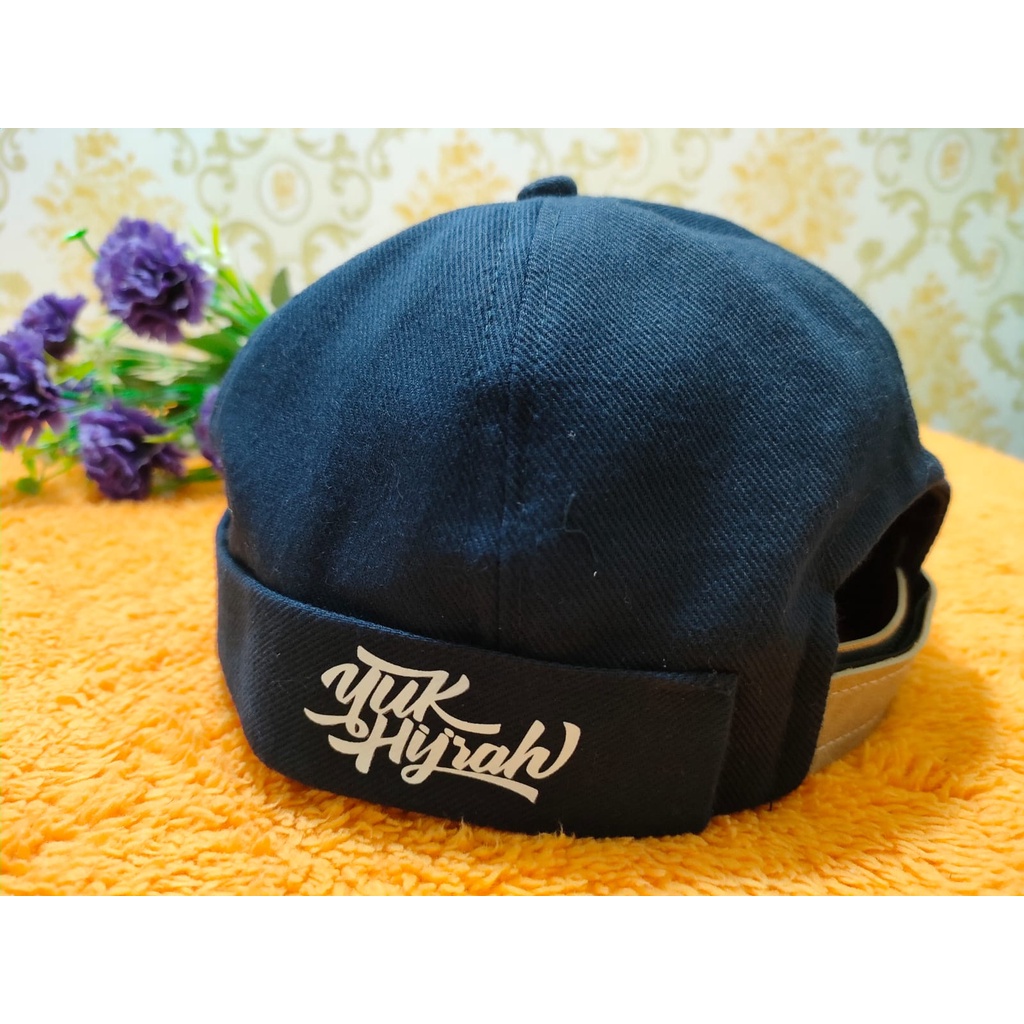 TOPI MIKI HAT POLOS &amp; KALIGRAFI PECI GAUL ROCKZILLA PREMIUM &amp; EXLUSIVE ORIGINAL BRAND TOPI MIKI HAT yuk hijrah TOPI MIKIHAT UAS TOPI PRIA DEWASA
