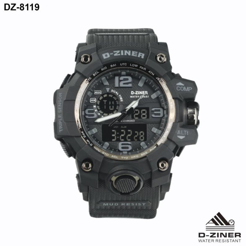 JAM TANGAN PRIA DZINER 8119 D-ZINER 8119 ORIGINAL ANTI AIR