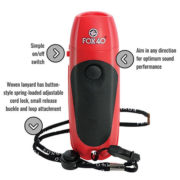 Fox 40 Electronic Whistle Peluit Elektrik Fox40