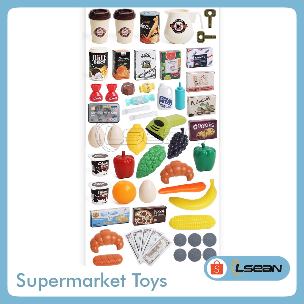 MAINAN SUPERMARKET SET TROLLEY | MAINAN PLAY PRETEND BELANJA