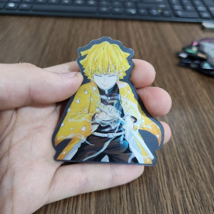 

STIKER 3D MOTION LENTICULAR ANIME - DK0178 - Demon Slayer - Zenitsu
