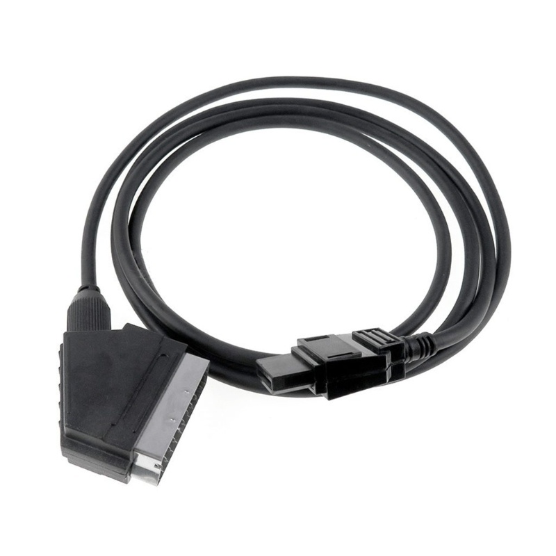 Btsg 1.8m/3.0m RGB Scart Video AV Kabel Sambungan Cord Untuk Konsol NES, Panjang 5.9FT/9.8FT Plug Connecting Wire Connec