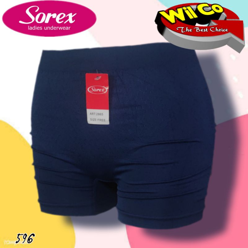 K596 - (Harga Per 1 Potong) SHORTPANTS CELANA DALAM STRETCH PENDEK WANITA SOREX RAJUT SEAMLESS FREE SIZE SETARA M - L