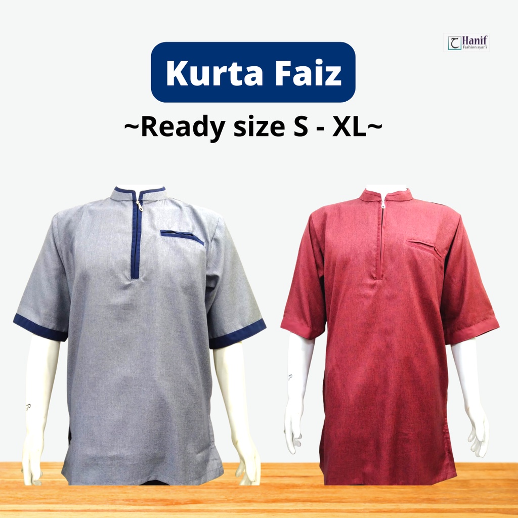 KURTA FAIZ / KURTA ADEM / KURTA MADINAH / KURTA POLOS / KURTA LENGAN PENDEK / KURTA