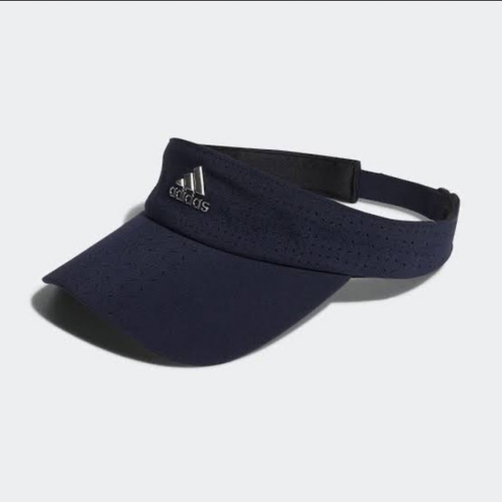 Adidas Golf Women Metal Logo Visor Navy HA5896 Cap Topi Original