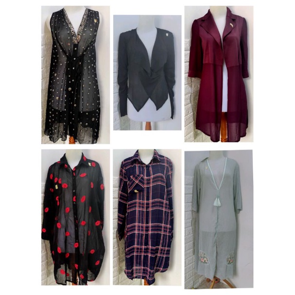 Outer / luaran / cardigan / vest / outer / baju pantai