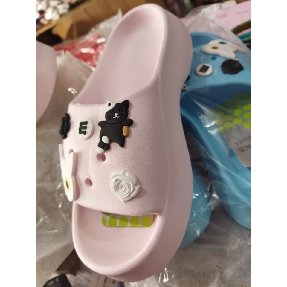 Sandal Anak Sandal Selop Wedges anak perempuan 600-3 sandal anak perempuan eva rubber