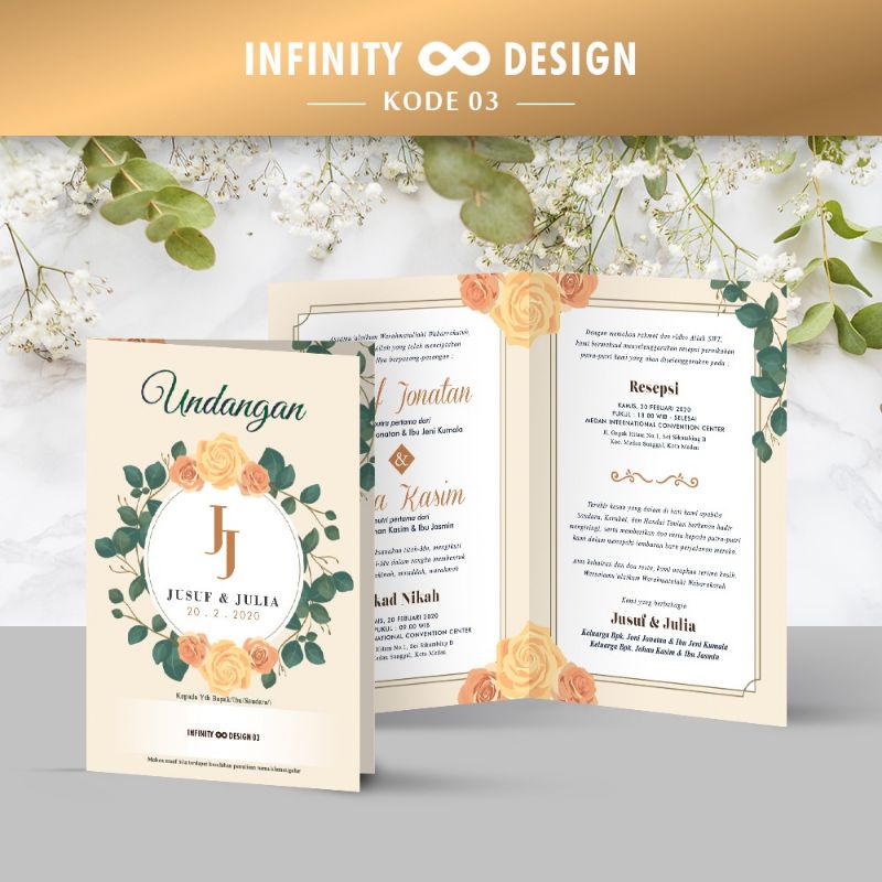 POLYLIFE BLANGKO UNDANGAN 03 Undangan Nikah MEWAH TEBAL PREMIUM